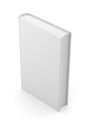 Blank book isolated on white background. 3D illustration mock-up