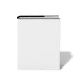 Blank book with white cover Royalty Free Stock Photo