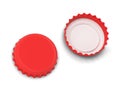 Blank bottle cap mockup Royalty Free Stock Photo