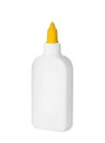 Blank bottle of glue isolated on white Royalty Free Stock Photo