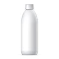 Blank bottle Realistic on white background vector