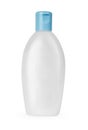 Blank bottle on white