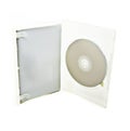 Blank box and cd or dvd disk Royalty Free Stock Photo