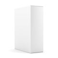 Blank box isolated over white background Royalty Free Stock Photo