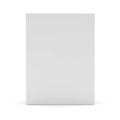 Blank box isolated over white background Royalty Free Stock Photo