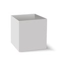 Blank of box perspective view. Vector. Royalty Free Stock Photo