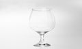 Blank brandy glass on a white background3d rendering Royalty Free Stock Photo