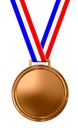 Blank bronze medal