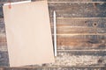 Blank brown paper Royalty Free Stock Photo