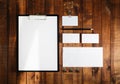 Blank business brand template Royalty Free Stock Photo