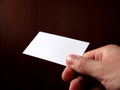 Blank business card Royalty Free Stock Photo