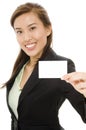 Blank Business Card Royalty Free Stock Photo