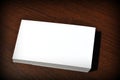 Blank Business Cards Royalty Free Stock Photo