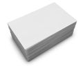 Blank business cards stack Royalty Free Stock Photo