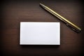 Blank Business Cards Royalty Free Stock Photo