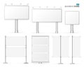 Blank Business Stand Set. Vector