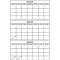 Blank Calendar 3 Templates