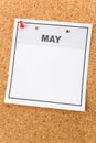 Blank Calendar Royalty Free Stock Photo