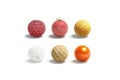 Blank candy ball mock up set, isolated