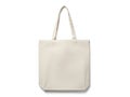 Blank canvas tote bag isolated on white background Royalty Free Stock Photo