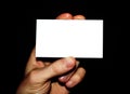 Blank card