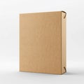 Blank Cardboard Box Mockup. Generative ai Royalty Free Stock Photo