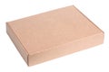 Blank cardboard box package