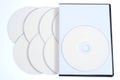 Blank case DVD / CD and disk