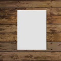 Blank catalog, magazines,book mock up on wood background. Vector Royalty Free Stock Photo