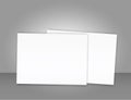 Blank catalogue landscape brochure mockup cover template Royalty Free Stock Photo