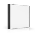 Blank CD Case Isolated Royalty Free Stock Photo