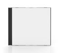 Blank CD Case Isolated Royalty Free Stock Photo