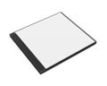 Blank CD Case Isolated Royalty Free Stock Photo