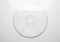 Blank cd disc isolated on white background Royalty Free Stock Photo