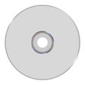 Blank CD or DVD disc Royalty Free Stock Photo