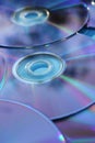 Blank CD or DVD Media Storage Background