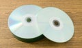 Blank CD or DVD in Storage Box Royalty Free Stock Photo
