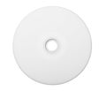 Blank CD or DVD on white background Royalty Free Stock Photo