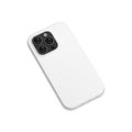 Blank cellphone case white for phone,  on a white background Royalty Free Stock Photo