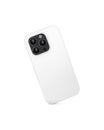 Blank cellphone case white for phone,  on a white background Royalty Free Stock Photo