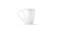 Blank ceramic henley mug with handle mockup stand, looped rotation