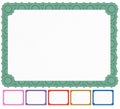 Blank Certificate - Set