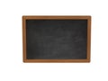 Blank Chalkboard with Wooden Frame for Education and Message Writing Royalty Free Stock Photo