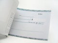 Blank Cheque Royalty Free Stock Photo