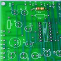 Blank circuit board with 1 resistor