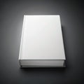 Blank clean white book on a dark gradient background Royalty Free Stock Photo