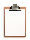 Blank Clipboard Royalty Free Stock Photo