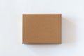 Blank closed carton box packaging Royalty Free Stock Photo