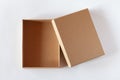 Blank closed carton box packaging Royalty Free Stock Photo