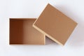 Blank closed carton box packaging Royalty Free Stock Photo